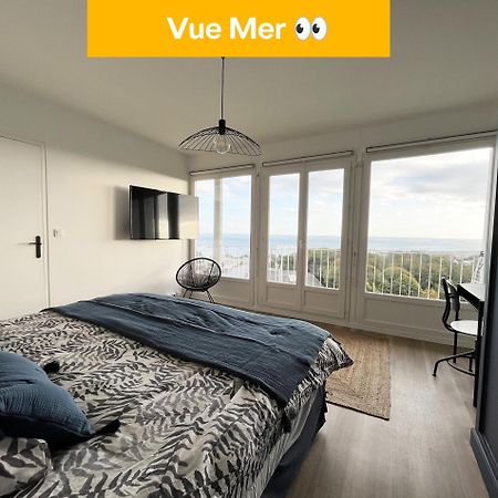 Nouveau! Appartement Vue Mer 180° Et Place Parking Brest Extérieur photo